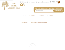 Tablet Screenshot of katequinnorganics.com